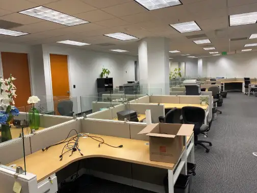 Office furniture removal service for commercial properties in South Florida