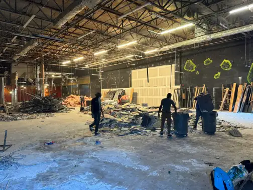 same-day demo and cleanup