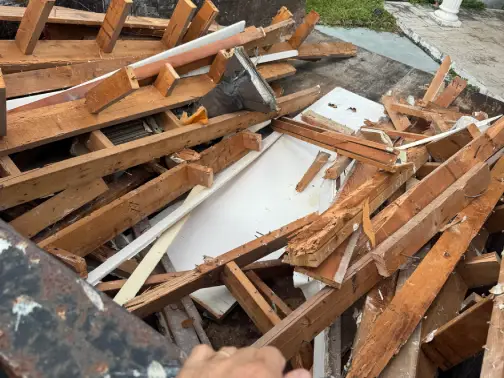 fence shed tear outs