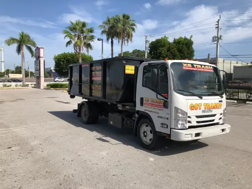 dumpster rental with loading