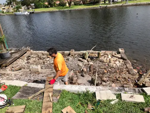 light concrete demolition