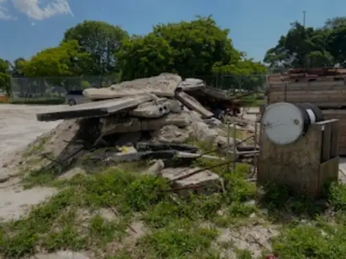 asphalt and driveway debris removal