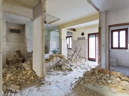 light concrete demolition