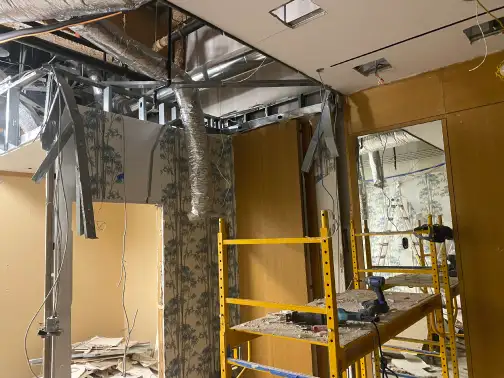 drywall and ceiling removal