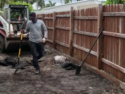 fence shed tear outs
