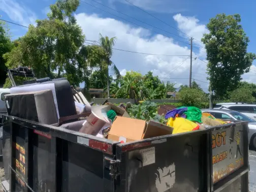 dumpster rental with loading