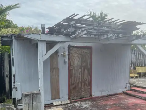 fence shed tear outs