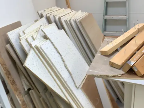 drywall wood removal