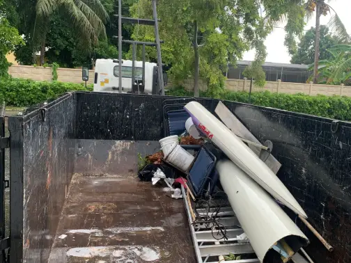 dumpster rental with loading