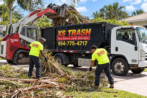 yard debris cleanout